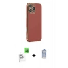 MARSİLYAN™- iPhone 16 Pro Max Kılıf Yankı Serisi - Siyah Joko Magic 5D Cam + Raze Metal Kamera Lens - BZ