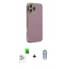 MARSİLYAN™- iPhone 16 Pro Max Kılıf Yankı Serisi - Siyah Joko Magic 5D Cam + Raze Metal Kamera Lens - BZ