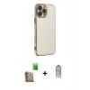 MARSİLYAN™- iPhone 16 Pro Max Kılıf Yankı Serisi - Siyah Joko Magic 5D Cam + Raze Metal Kamera Lens - CLTM