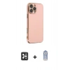 MARSİLYAN™- iPhone 16 Pro Max Kılıf Yankı Serisi - Siyah Joko Magic 5D Cam + PVD Metal Kamera Lens - SH