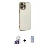 MARSİLYAN™- iPhone 16 Pro Max Kılıf Yankı Serisi - Siyah Joko Magic 5D Cam + Bilvis Titan Kamera Lens - TMGI