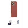 MARSİLYAN™- iPhone 16 Pro Max Kılıf Yankı Serisi - Siyah Joko Magic 5D Cam + Bilvis Titan Kamera Lens - TMGI