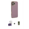 MARSİLYAN™- iPhone 16 Pro Max Kılıf Yankı Serisi - Siyah Joko Magic 5D Hayalet Cam + Bilvis Titan Kamera Lens - SH