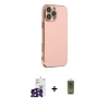 MARSİLYAN™- iPhone 16 Pro Max Kılıf Yankı Serisi - Siyah Joko Magic 5D Hayalet Cam + Bilvis Titan Kamera Lens - SH