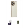 MARSİLYAN™- iPhone 16 Pro Max Kılıf Yankı Serisi - Siyah Joko Magic 5D Hayalet Cam + Bilvis Titan Kamera Lens - TMGI