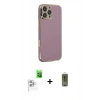 MARSİLYAN™- iPhone 16 Pro Max Kılıf Yankı Serisi - Siyah Joko Magic 5D Hayalet Cam + Raze Metal Kamera Lens - BZ