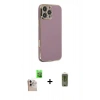 MARSİLYAN™- iPhone 16 Pro Max Kılıf Yankı Serisi - Siyah Joko Magic 5D Hayalet Cam + Raze Metal Kamera Lens - NLGY