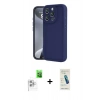 MARSİLYAN™- iPhone 16 Pro Max Kılıf Yankı Yansıma Özel Seri - Şeffaf Pasifik Cam Ekran Koruyucu + Raze Metal Kamera Lens - BZ