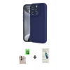 MARSİLYAN™- iPhone 16 Pro Max Kılıf Yankı Yansıma Özel Seri - Şeffaf Pasifik Cam Ekran Koruyucu + Raze Metal Kamera Lens - NLGY