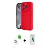 MARSİLYAN™- iPhone 16 Pro Max Kılıf Yankı Yansıma Özel Seri - Şeffaf Pasifik Cam Ekran Koruyucu + Raze Metal Kamera Lens - BZ
