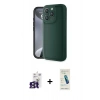 MARSİLYAN™- iPhone 16 Pro Max Kılıf Yankı Yansıma Özel Seri - Şeffaf Pasifik Cam Ekran Koruyucu + Bilvis Titan Kamera Lens - TMGI