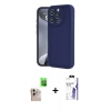MARSİLYAN™- iPhone 16 Pro Max Kılıf Yankı Yansıma Özel Seri - Siyah Bilvis 3X AR HD Cam Ekran Koruyucu + Raze Metal Kamera Lens - NLGY