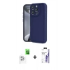 MARSİLYAN™- iPhone 16 Pro Max Kılıf Yankı Yansıma Özel Seri - Siyah Bilvis 3X AR HD Cam Ekran Koruyucu + Raze Metal Kamera Lens - BZ