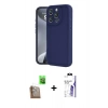 MARSİLYAN™- iPhone 16 Pro Max Kılıf Yankı Yansıma Özel Seri - Siyah Bilvis 3X AR HD Cam Ekran Koruyucu + Raze Metal Kamera Lens - CLTM