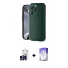 MARSİLYAN™- iPhone 16 Pro Max Kılıf Yankı Yansıma Özel Seri - Siyah Bilvis 5in1 3D Magic Cam Ekran Koruyucu + Bilvis Titan Kamera Lens - TMGI