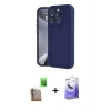 MARSİLYAN™- iPhone 16 Pro Max Kılıf Yankı Yansıma Özel Seri - Siyah Bilvis 5in1 5D Magic Hayalet Cam Ekran Koruyucu + Raze Metal Kamera Lens - CLTM