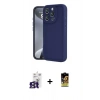MARSİLYAN™- iPhone 16 Pro Max Kılıf Yankı Yansıma Özel Seri - Siyah Buffer Cam Ekran Koruyucu + Bilvis Titan Kamera Lens - TMGI
