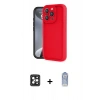 MARSİLYAN™- iPhone 16 Pro Max Kılıf Yankı Yansıma Özel Seri - Siyah Joko Magic 5D Cam + PVD Metal Kamera Lens - SH