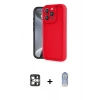 MARSİLYAN™- iPhone 16 Pro Max Kılıf Yankı Yansıma Özel Seri - Siyah Joko Magic 5D Cam + PVD Metal Kamera Lens - GS