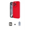 MARSİLYAN™- iPhone 16 Pro Max Kılıf Yankı Yansıma Özel Seri - Siyah Joko Magic 5D Cam + PVD Metal Kamera Lens - GD
