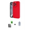 MARSİLYAN™- iPhone 16 Pro Max Kılıf Yankı Yansıma Özel Seri - Siyah Joko Magic 5D Cam + Raze Metal Kamera Lens - SH