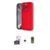 MARSİLYAN™- iPhone 16 Pro Max Kılıf Yankı Yansıma Özel Seri - Siyah Joko Magic 5D Hayalet Cam + Bilvis Titan Kamera Lens - GS