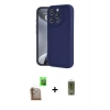 MARSİLYAN™- iPhone 16 Pro Max Kılıf Yankı Yansıma Özel Seri - Siyah Joko Magic 5D Hayalet Cam + Çöl Titanyum Raze Metal Kamera Lens
