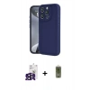 MARSİLYAN™- iPhone 16 Pro Max Kılıf Yankı Yansıma Özel Seri - Siyah Joko Magic 5D Hayalet Cam + Bilvis Titan Kamera Lens - SH