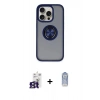 MARSİLYAN™- iPhone 16 Pro Max Kılıf Yörünge Çizgi - Siyah Joko Magic 5D Cam + Bilvis Titan Kamera Lens - TMGI