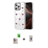 MARSİLYAN™- iPhone 16 Pro Max Kılıf Yörünge Form - Siyah Bilvis 3D Cam Ekran Koruyucu + Raze Metal Kamera Lens - NLGY