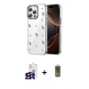 MARSİLYAN™- iPhone 16 Pro Max Kılıf Yörünge Form - Siyah Joko Magic 5D Hayalet Cam + Bilvis Titan Kamera Lens - SH