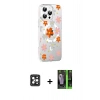 MARSİLYAN™- iPhone 16 Pro Max Kılıf Yörünge Işık Prime - Şeffaf 360 Full Body Arka Koruyucu + PVD Metal Kamera Lens - SH