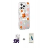 MARSİLYAN™- iPhone 16 Pro Max Kılıf Yörünge Işık Prime - Şeffaf Pasifik Cam Ekran Koruyucu + Bilvis Titan Kamera Lens - SH