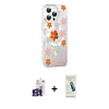 MARSİLYAN™- iPhone 16 Pro Max Kılıf Yörünge Işık Prime - Şeffaf Pasifik Cam Ekran Koruyucu + Bilvis Titan Kamera Lens - TMGI