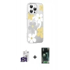 MARSİLYAN™- iPhone 16 Pro Max Kılıf Yörünge Işık Prime - Siyah 360 Mat Full Body Arka Koruyucu + Bilvis Titan Kamera Lens - TMGI