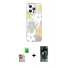 MARSİLYAN™- iPhone 16 Pro Max Kılıf Yörünge Işık Prime - Siyah 360 Mat Full Body Arka Koruyucu + Raze Metal Kamera Lens - NLGY