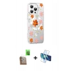 MARSİLYAN™- iPhone 16 Pro Max Kılıf Yörünge Işık Prime - Siyah 3D Antistatik Cam Ekran Koruyucu + Raze Metal Kamera Lens - CLTM