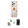 MARSİLYAN™- iPhone 16 Pro Max Kılıf Yörünge Işık Prime - Siyah 3D Antistatik Hayalet Cam Ekran Koruyucu + Raze Metal Kamera Lens - CLTM