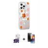 MARSİLYAN™- iPhone 16 Pro Max Kılıf Yörünge Işık Prime - Siyah 3D Antistatik Mat Seramik Nano Ekran Koruyucu + Bilvis Titan Kamera Lens - SH