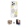 MARSİLYAN™- iPhone 16 Pro Max Kılıf Yörünge Işık Prime - Siyah 3D Antistatik Mat Seramik Nano Ekran Koruyucu + Çöl Titanyum Pers Alüminyum Kamera Lens