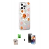 MARSİLYAN™- iPhone 16 Pro Max Kılıf Yörünge Işık Prime - Siyah 3D Antistatik Mat Seramik Nano Ekran Koruyucu + Raze Metal Kamera Lens - NLGY