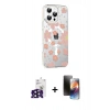 MARSİLYAN™- iPhone 16 Pro Max Kılıf Yörünge Işık Prime - Siyah 3D Antistatik Mat Seramik Nano Ekran Koruyucu + Bilvis Titan Kamera Lens - SH