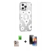 MARSİLYAN™- iPhone 16 Pro Max Kılıf Yörünge Işık Prime - Siyah 3D Antistatik Mat Seramik Nano Ekran Koruyucu + Raze Metal Kamera Lens - NLGY