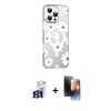 MARSİLYAN™- iPhone 16 Pro Max Kılıf Yörünge Işık Prime - Siyah 3D Antistatik Mat Seramik Nano Ekran Koruyucu + Bilvis Titan Kamera Lens - TMGI