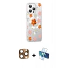 MARSİLYAN™- iPhone 16 Pro Max Kılıf Yörünge Işık Prime - Siyah 3D Antistatik Seramik Nano Ekran Koruyucu + Pers Alüminyum Kamera Lens - CLTM