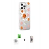 MARSİLYAN™- iPhone 16 Pro Max Kılıf Yörünge Işık Prime - Siyah Bilvis 3D Cam Ekran Koruyucu + Raze Metal Kamera Lens - BZ