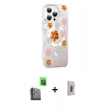 MARSİLYAN™- iPhone 16 Pro Max Kılıf Yörünge Işık Prime - Siyah Bilvis 3D Cam Ekran Koruyucu + Siyah Raze Metal Kamera Lens