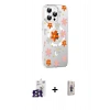 MARSİLYAN™- iPhone 16 Pro Max Kılıf Yörünge Işık Prime - Siyah Bilvis 3D Cam Ekran Koruyucu + Bilvis Titan Kamera Lens - TMGI