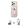 MARSİLYAN™- iPhone 16 Pro Max Kılıf Yörünge Işık Prime - Siyah Bilvis 3X AR Hayalet Cam Ekran Koruyucu + Bilvis Titan Kamera Lens - TMGI