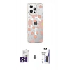 MARSİLYAN™- iPhone 16 Pro Max Kılıf Yörünge Işık Prime - Siyah Bilvis 3X AR Hayalet Cam Ekran Koruyucu + Bilvis Titan Kamera Lens - SH